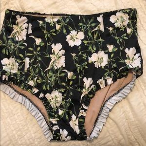 Kortni Jean black floral bottoms